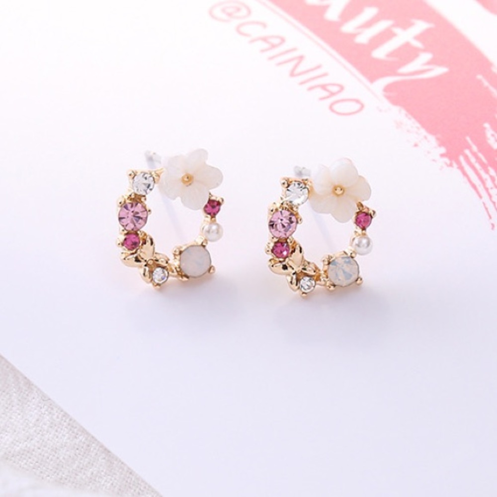 Crystal Stud Earrings